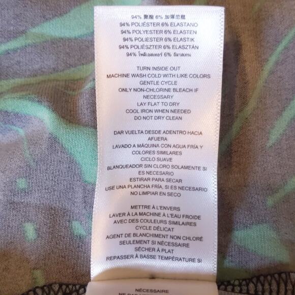 Michael Kors Tropical Print Long Bar Halter Top S - Picture 10 of 10